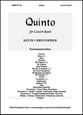 Quinto Concert Band sheet music cover